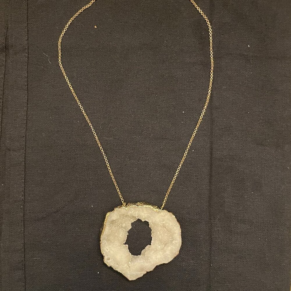Geode Pendant Necklace